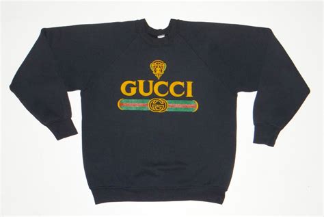 vintage gucci sweaters|vintage gucci sweatshirt 80s.